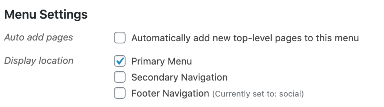 Setting Up The Menu - Phox Documentation