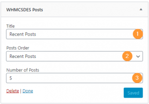 Setup posts widget - Phox Documentation