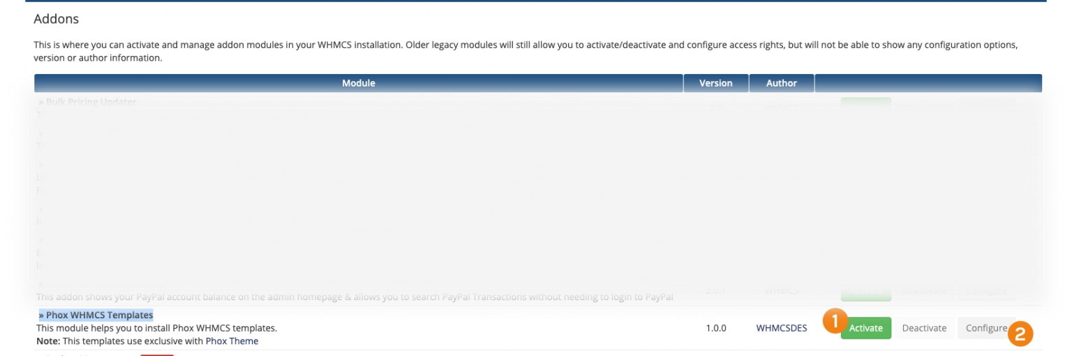 How to install WHMCS Template - Phox Documentation